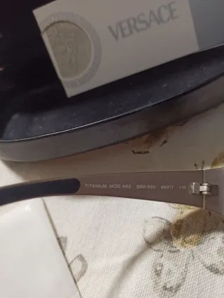 Occhiali da sole Versace Titanio argento