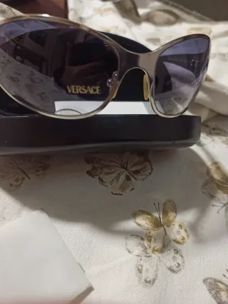 Occhiali da sole Versace Titanio argento