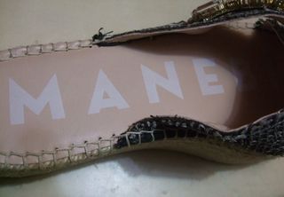 Sandalias cuña MANEBI con pedrería