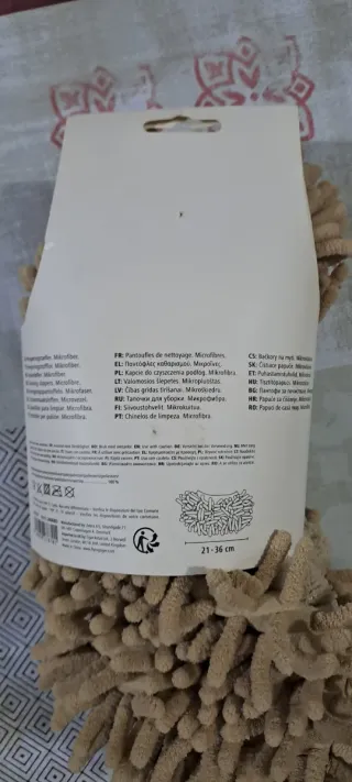 Pantofole pulisci pavimenti in microfibra