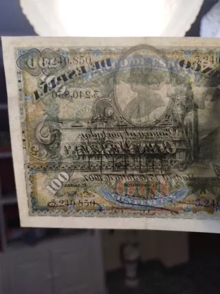 Billete 100 pesetas Banco de España 1907