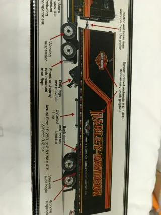 Camion Harley-Davidson 1:43