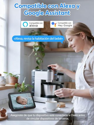 Cámara Vigilancia WiFi Interior 2K 3 MP NUEVA