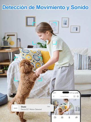 Cámara Vigilancia WiFi Interior 2K 3 MP NUEVA