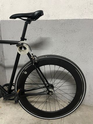 Bicicleta Fixie Piñón Único Negra