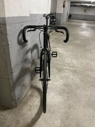 Bicicleta Fixie Piñón Único Negra