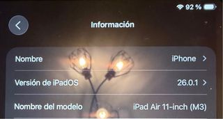 iPad Air M3 128GB Wifi Plata