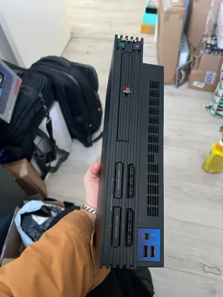 Consola PlayStation 2 Negra + Mando + Tarjeta Memo