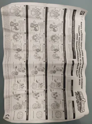 Zord Ninja Transformable Azul