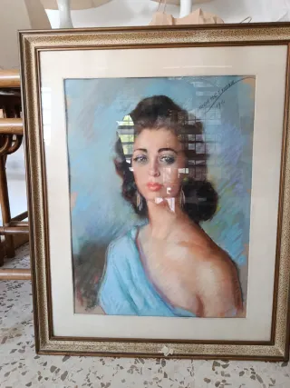 Pintura Mujer Enrique Pérez Vicente 1961