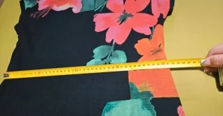 Vestido estampado floral negro Desigual