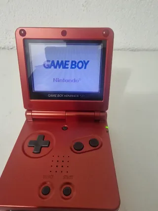 Nintendo Game Boy Advance SP Roja mas juego regalo