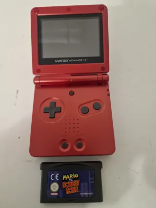 Nintendo Game Boy Advance SP Roja mas juego regalo