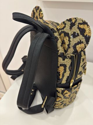 Bolso Loungefly Minnie Leopardo Lentejuelas