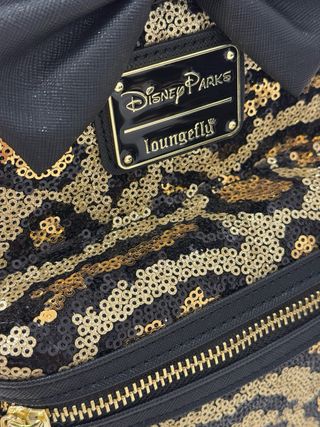 Bolso Loungefly Minnie Leopardo Lentejuelas