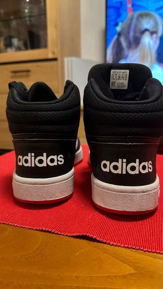 Adidas Hoops 3.0 Mid Zapatillas Negras Talla 38