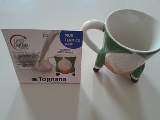 Tazza termica Tognana ceramica nuova