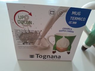 Tazza termica Tognana ceramica nuova