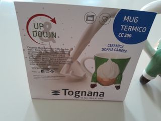 Tazza termica Tognana ceramica nuova