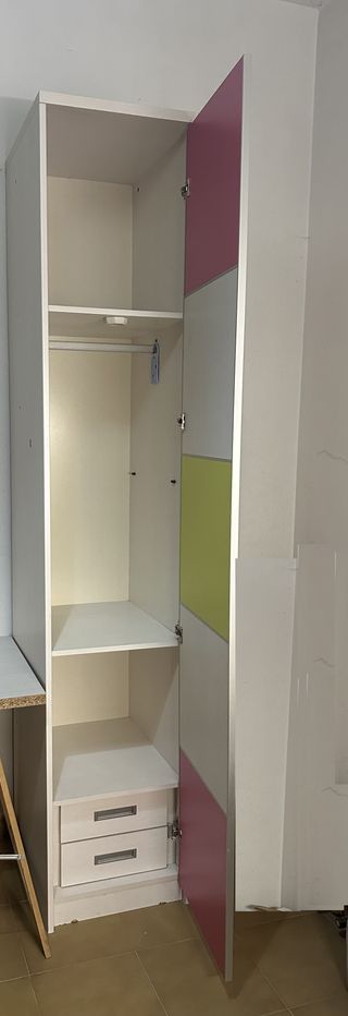 Armario juvenil 2 puertas