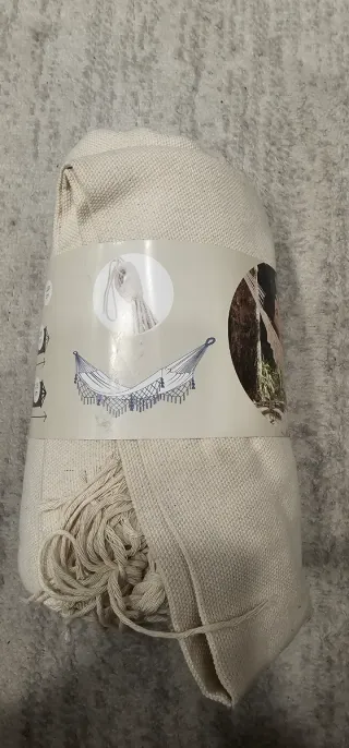 Hamaca Bohemia Algodón Beige