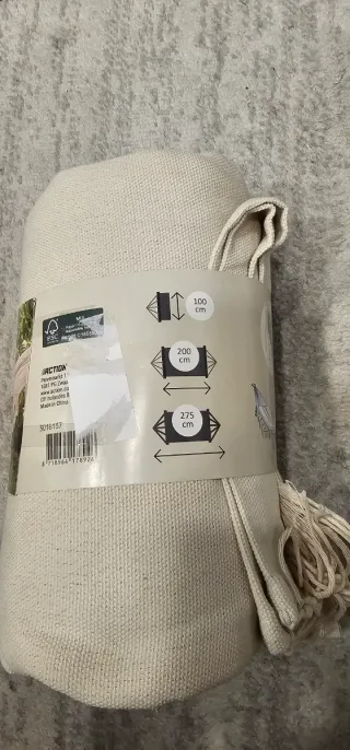 Hamaca Bohemia Algodón Beige