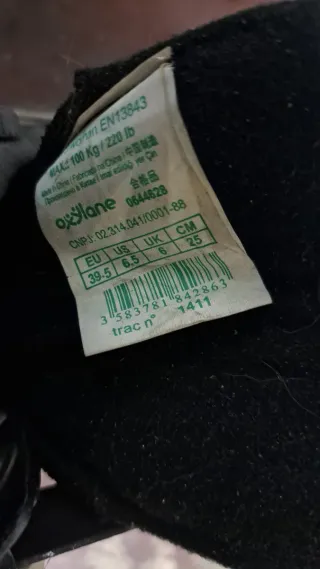 Patines Oxelo Negro Talla 42,5 y 39,5