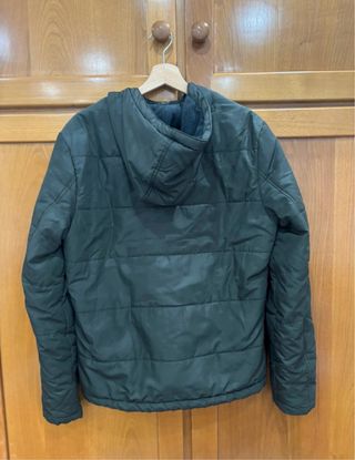 Casaco Tiffosi verde acolchoado com capuz