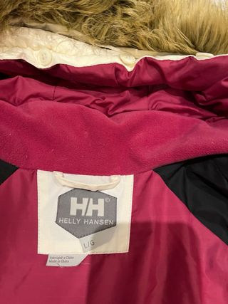 Chaqueta Helly Hansen Beige con Capucha y Pelo