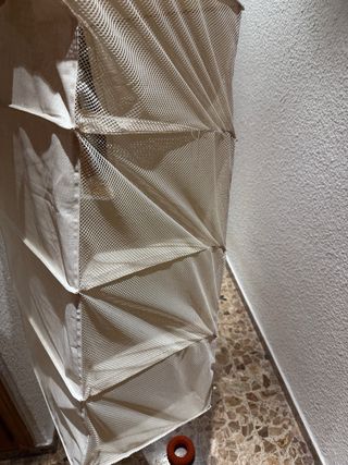 Organizador de tela beige