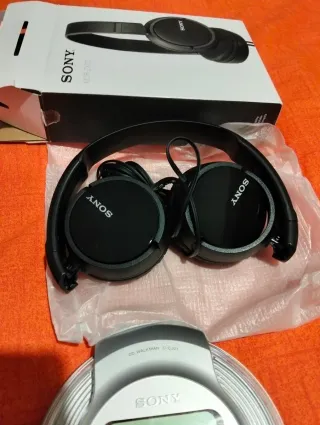 Lettore CD/MP3 Sony D-CJ01 + Cuffie Nuove