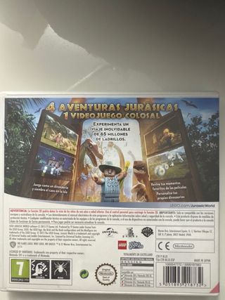 Videojuego Lego Jurassic World Nintendo 3DS
