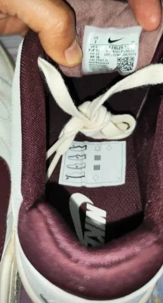 Nike Air Force 1 Blanco/Morado