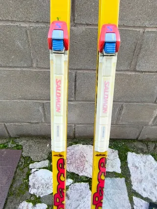 Esquís Salomon Prorace Visu + Bastones