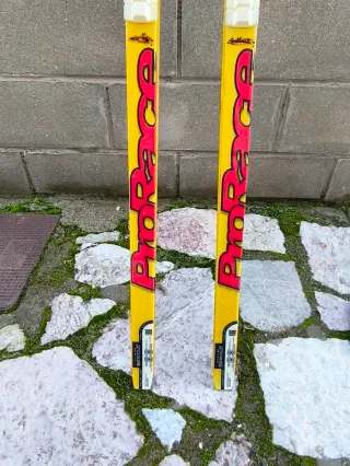 Esquís Salomon Prorace Visu + Bastones