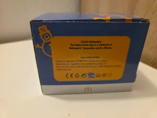 Taza McDonald's azul muñeco de nieve