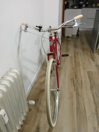 Bicicleta Paseo Italiana Años 40 Roja