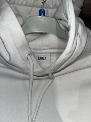 Sudadera Blanca Hombre Talla M