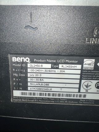 Monitor Gaming Benq RL2455HM