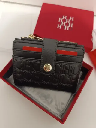 Portafoglio donna Carolina Herrera nero