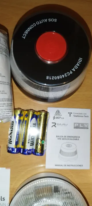 Lote 2 Balizas V16 Geolocalizadas Homologadas