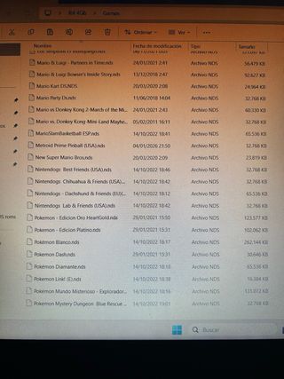 Tarjeta de memoria nds