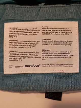 Mochila portabebé Manduca