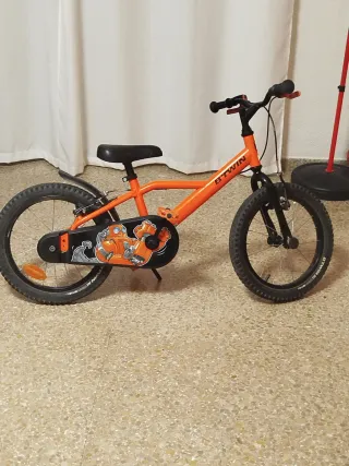 Bicicleta infantil 16 Btwin Naranja Decathlon