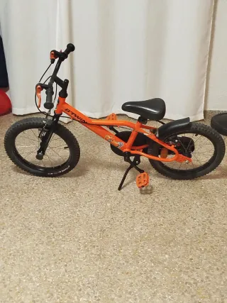 Bicicleta infantil 16 Btwin Naranja Decathlon