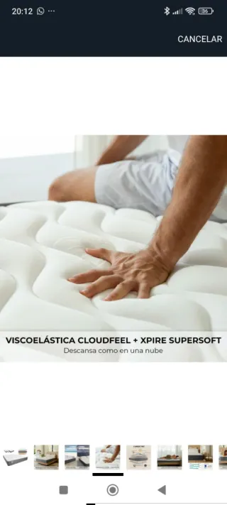 Colchón Nalui 180x200