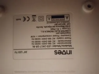 Monitor Inves 24 LED TV Blanco