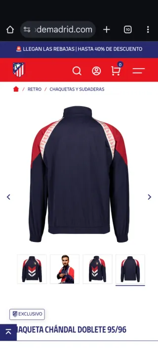 Chaqueta Puma Atlético de Madrid Retro