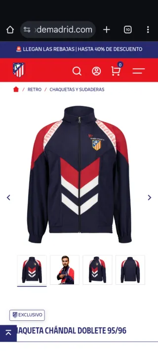 Chaqueta Puma Atlético de Madrid Retro