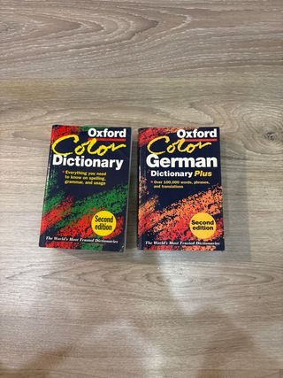 diccionarios alemán e inglés